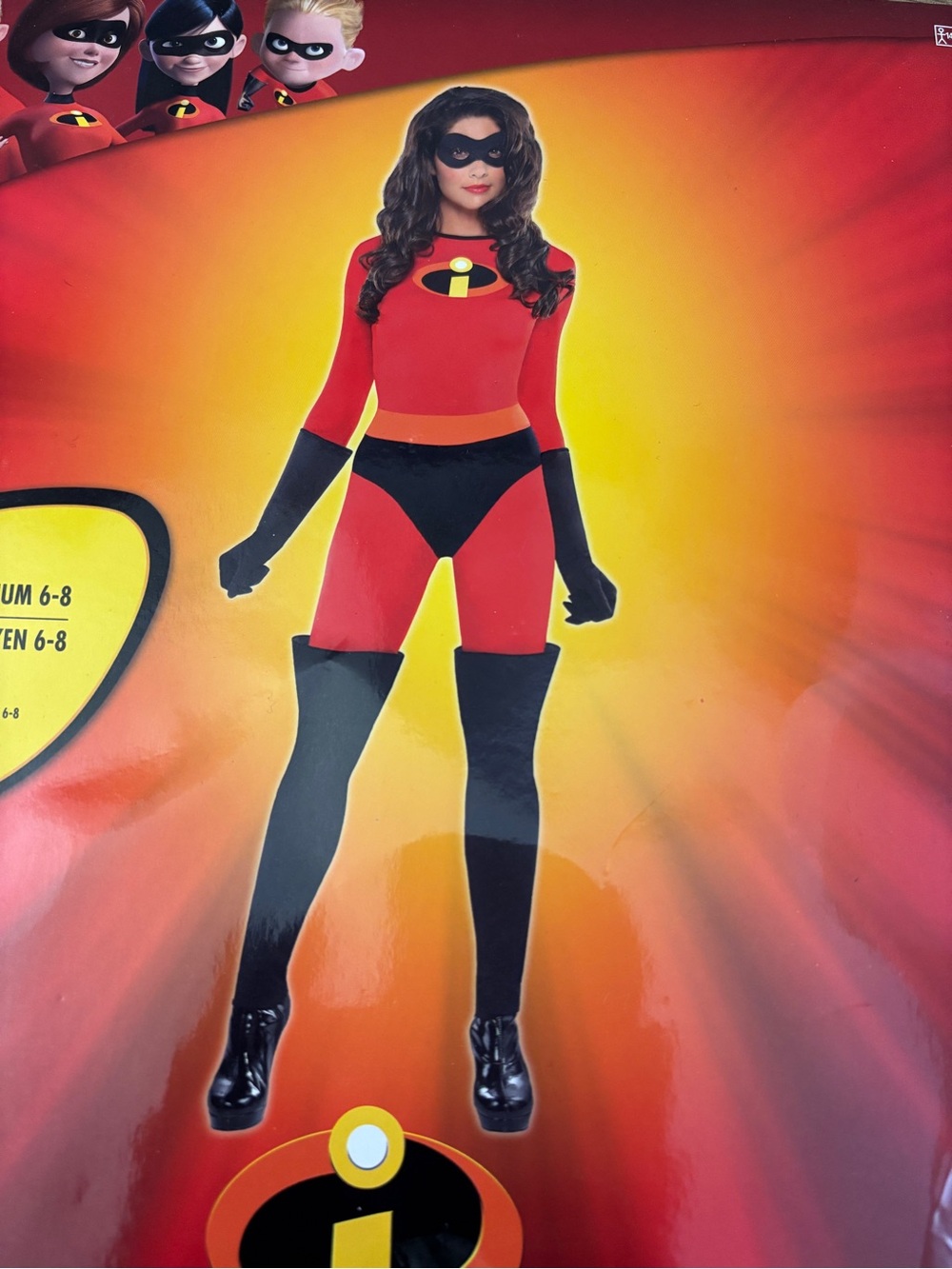 Disney Pixar Mrs. Incredible Halloween Dress Up Costume